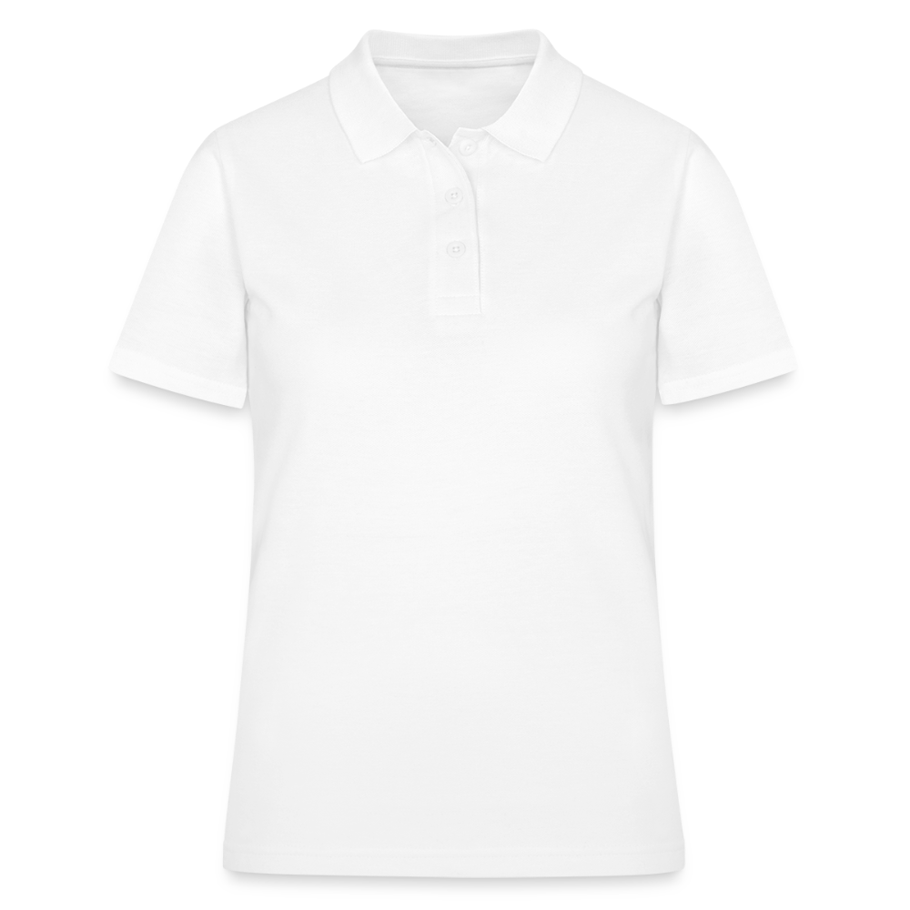 Personalisierbares Frauen Poloshirt 100% Baumwolle - Weiß