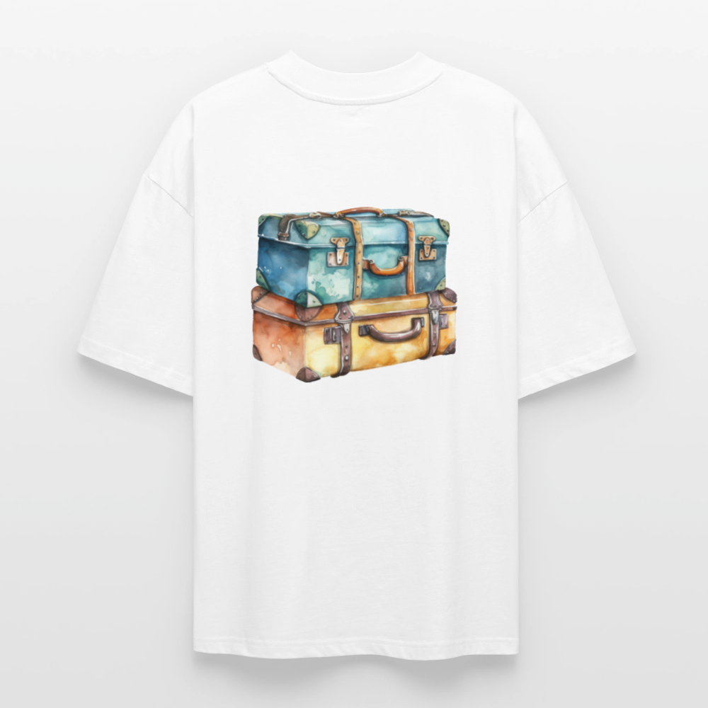 ♻️ 100% Bio Baumwolle Oversized T-Shirt - Weiß