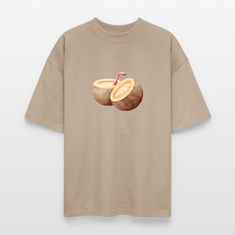♻️ 100% Bio Baumwolle Oversized T-Shirt - Steingrau