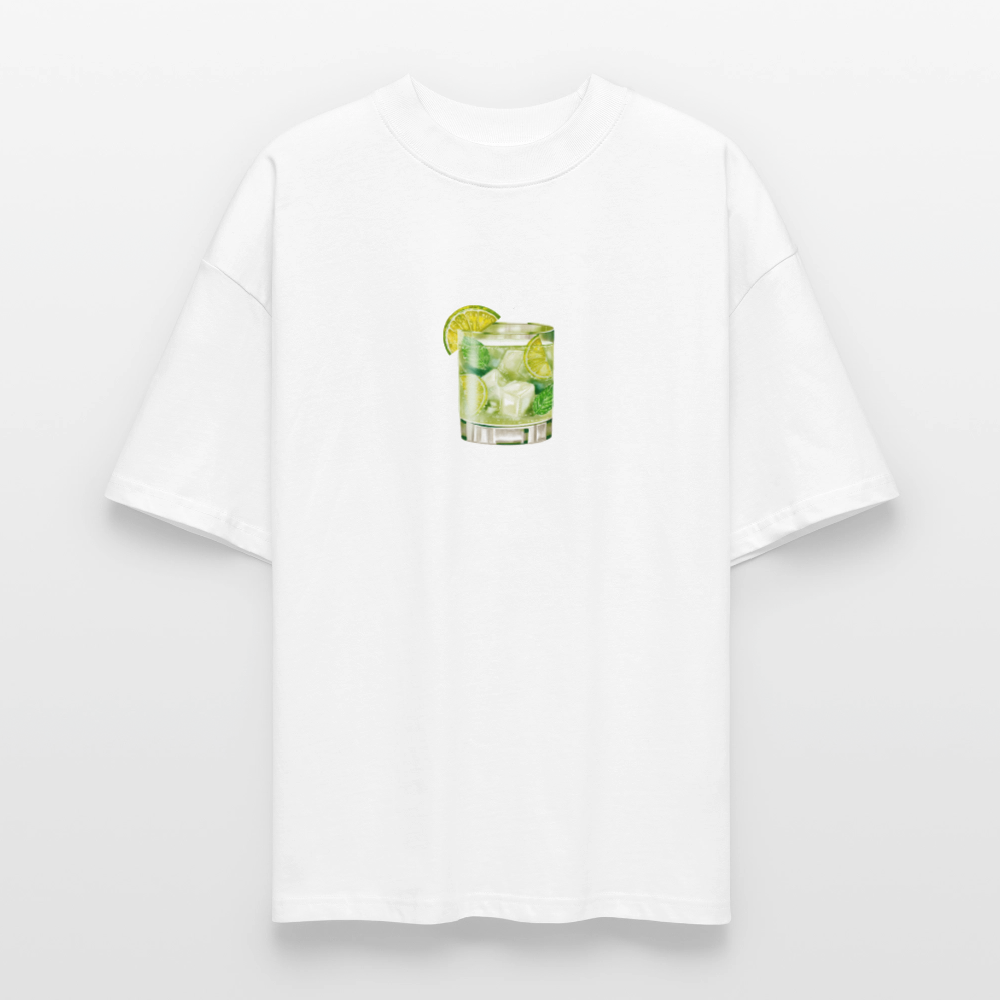 ♻️ 100% Bio Baumwolle Oversized T-Shirt - Weiß