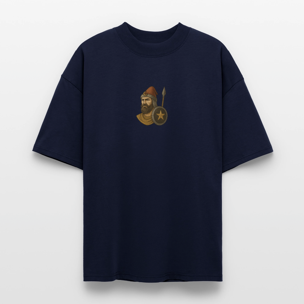 ♻️ 100% Bio Baumwolle Oversized T-Shirt Türkiye - Navy