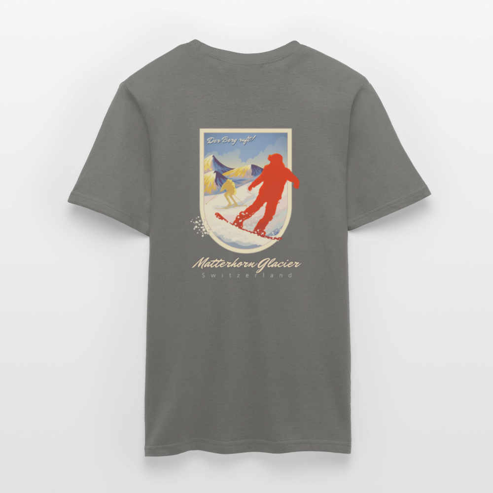 Herren-T-Shirt 100% Baumwolle - Graphit