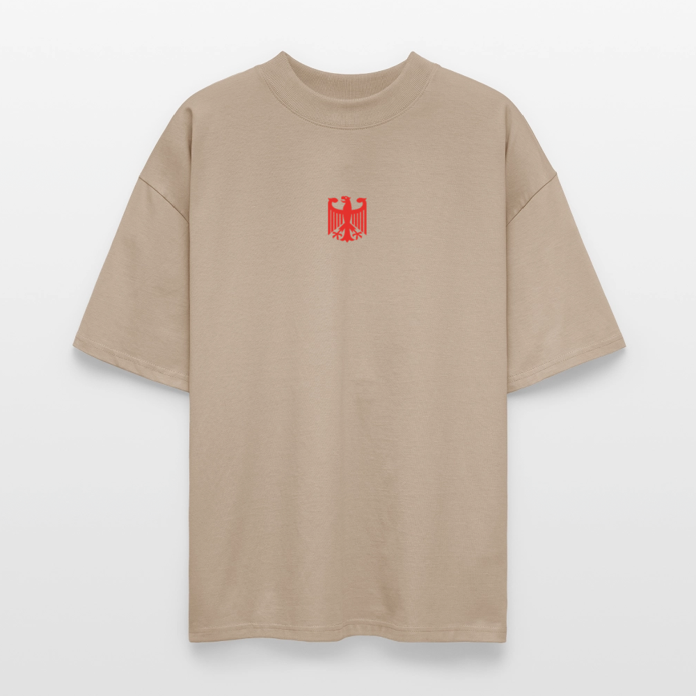 ♻️ 100% Bio Baumwolle Oversized Unisex T-Shirt - Steingrau