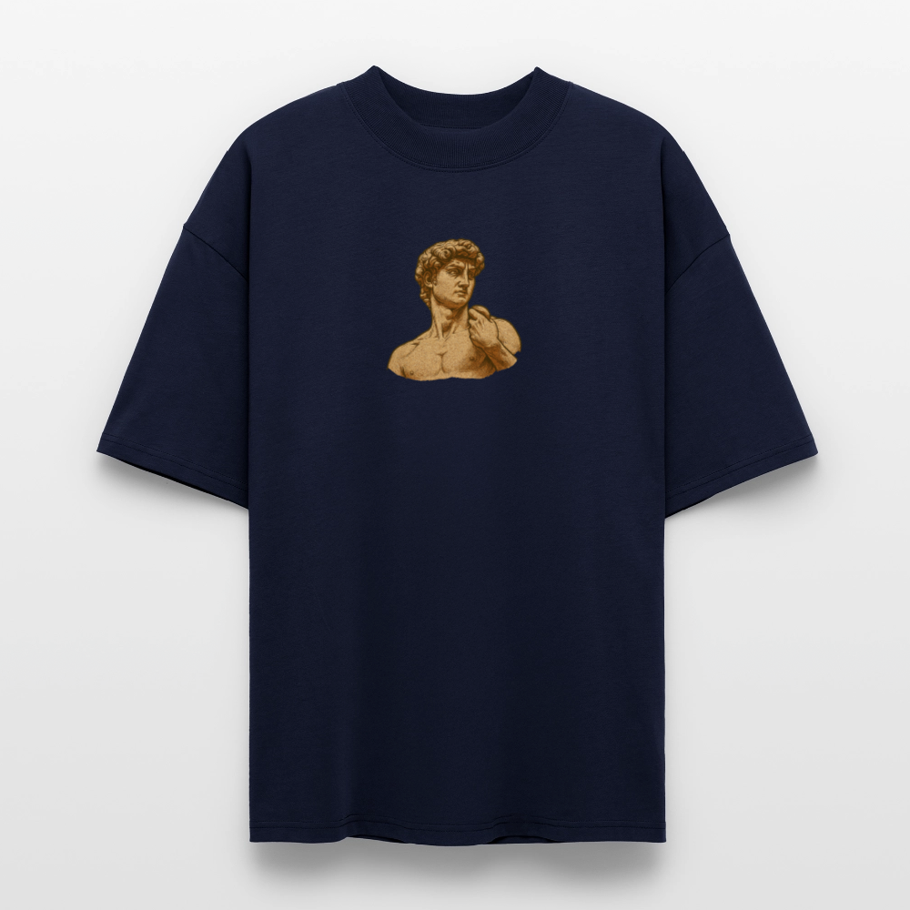 ♻️ 100% Bio Baumwolle Oversized T-Shirt Italia - Navy