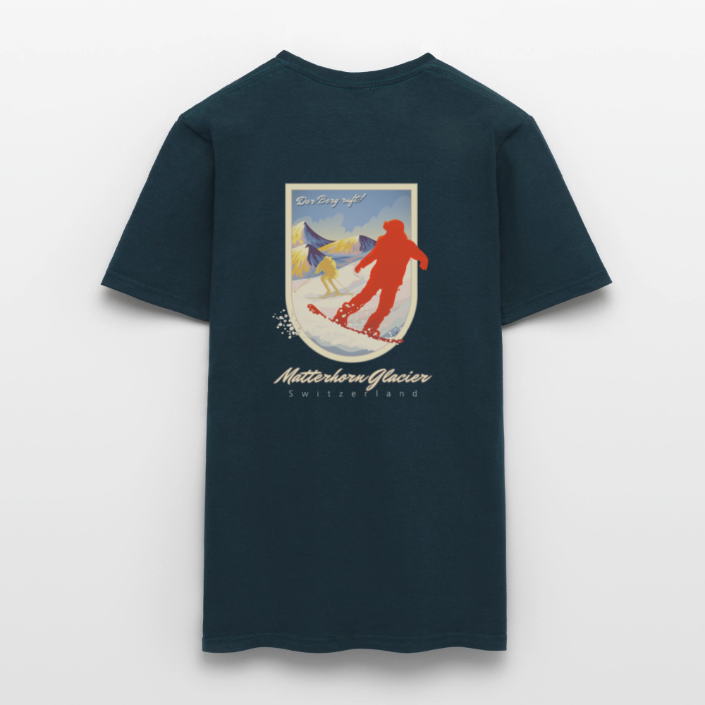 Herren-T-Shirt 100% Baumwolle - Navy