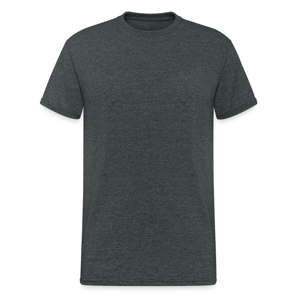 Personalisierbares Herren Heavy T-Shirt - Dunkelgrau meliert