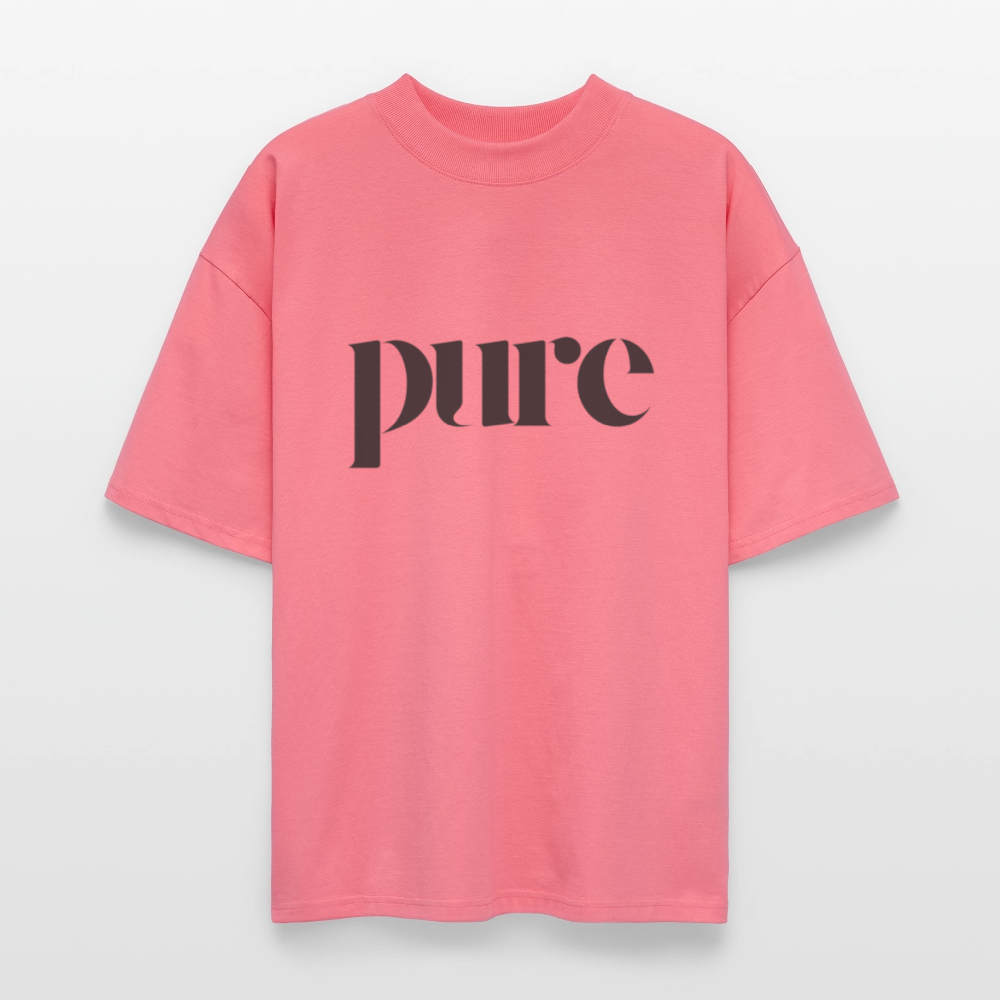 ♻️ 100% Bio Baumwolle Oversized Unisex T-Shirt - Pink