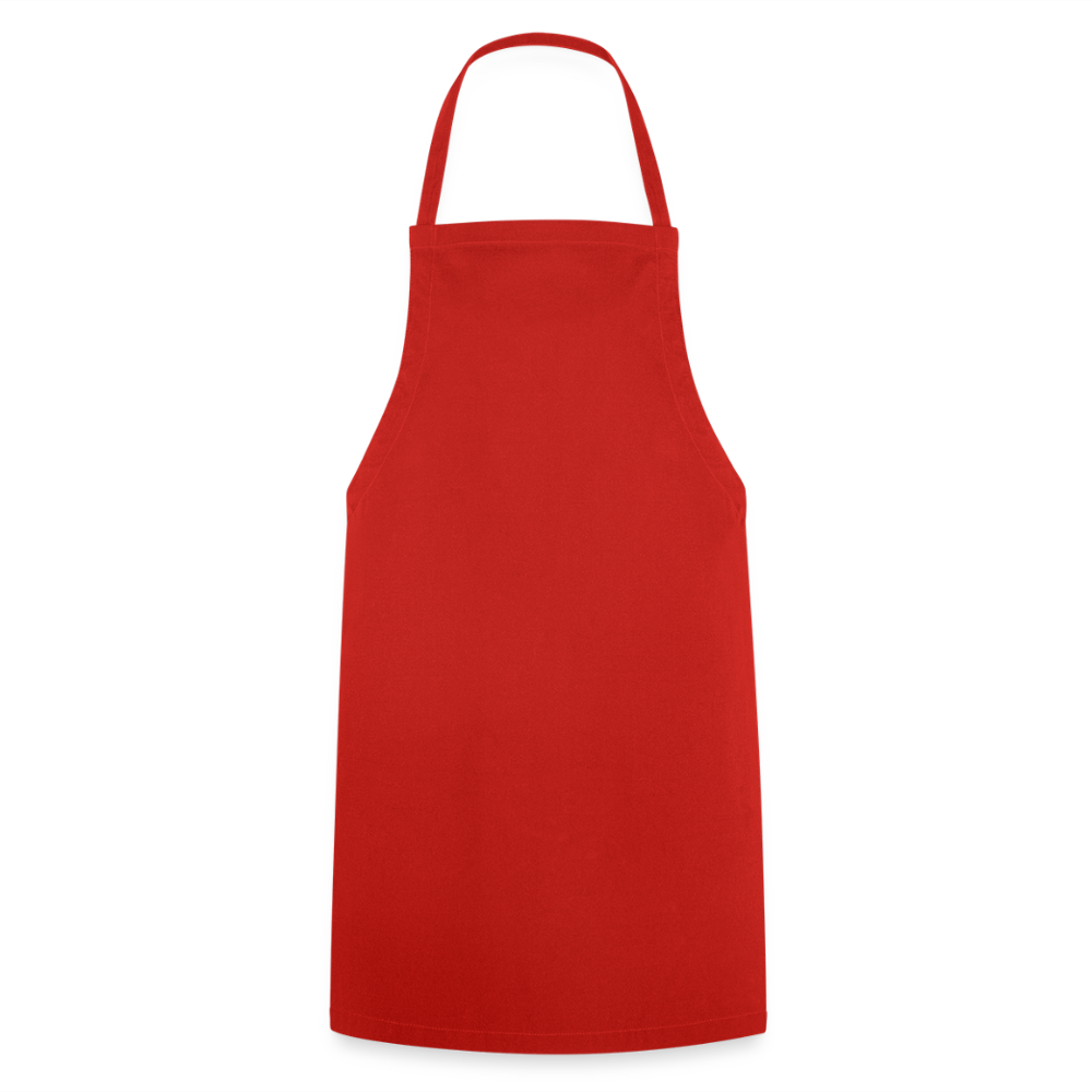 Personalisierbares Kochschürze Unisex 100% Baumwolle - Rot