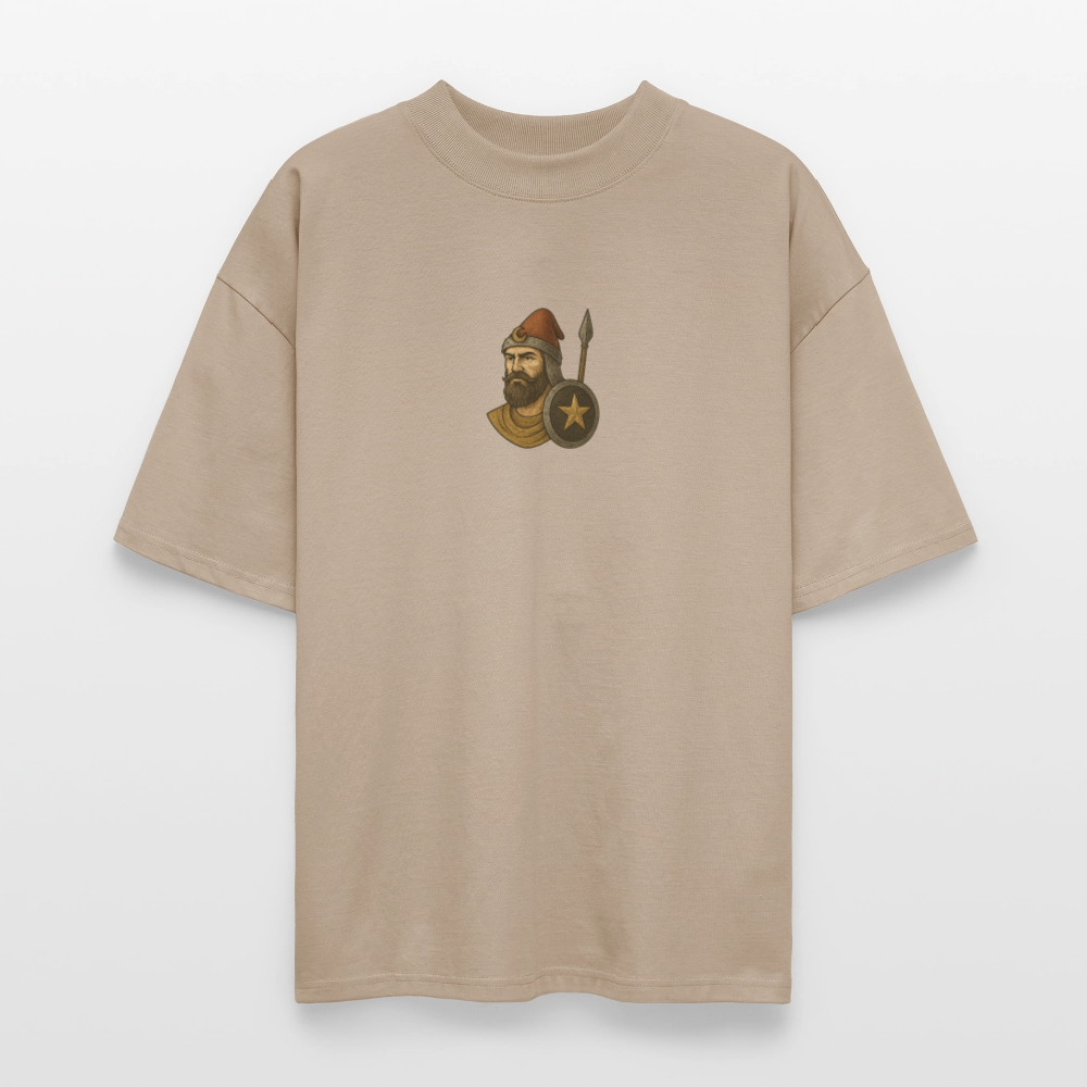 ♻️ 100% Bio Baumwolle Oversized T-Shirt Türkiye - Steingrau