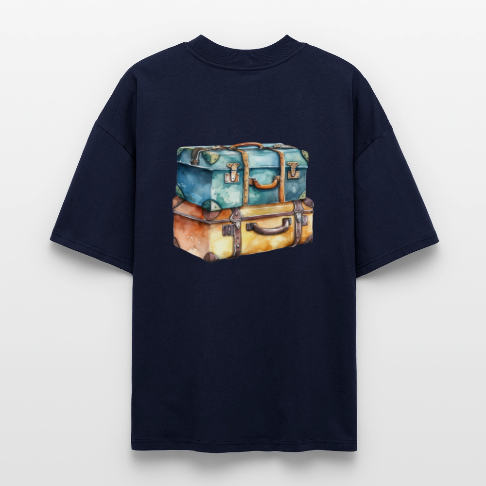 ♻️ 100% Bio Baumwolle Oversized T-Shirt - Navy