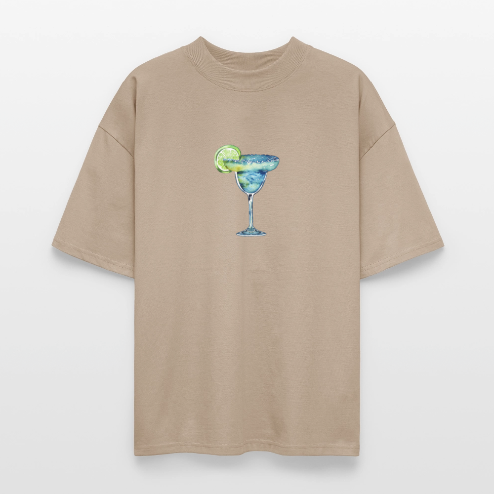 ♻️ 100% Bio Baumwolle Oversized T-Shirt - Steingrau