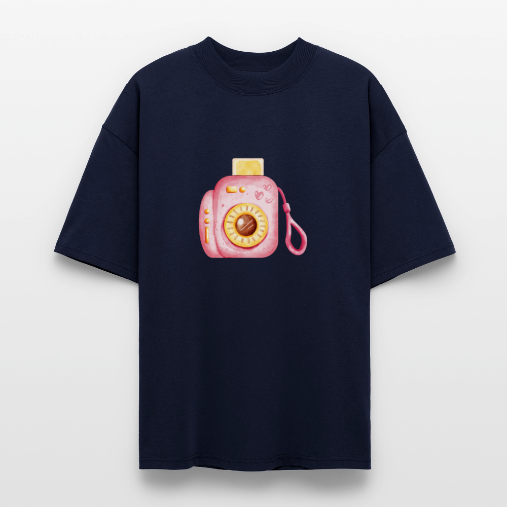 ♻️ 100% Bio Baumwolle Oversized T-Shirt - Navy