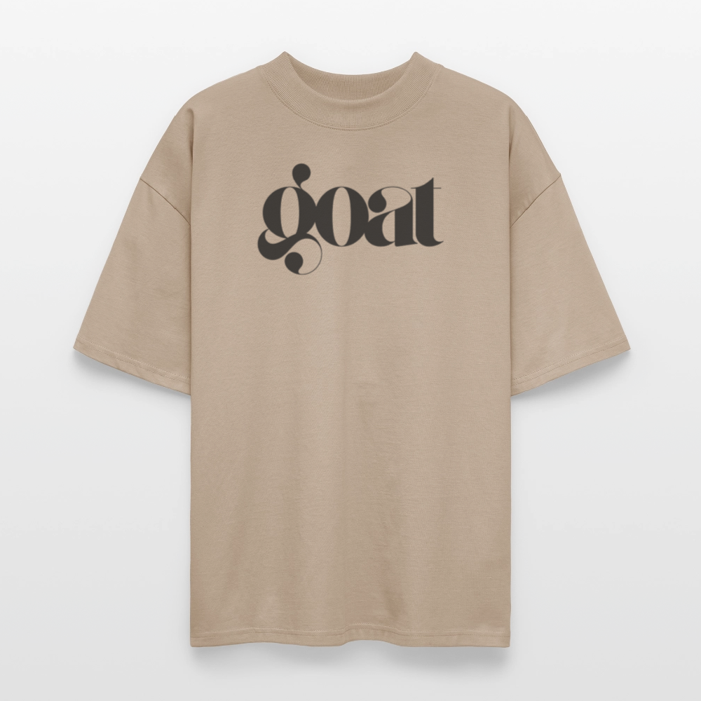 100% Bio Baumwolle Oversized Unisex T-Shirt - Steingrau