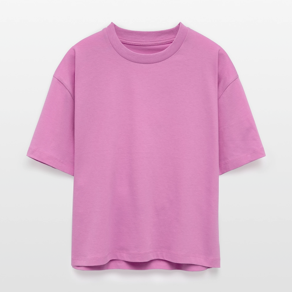 ♻️ Personalisierbares Frauen Boxy 100% Bio Baumwolle T-Shirt - Pink