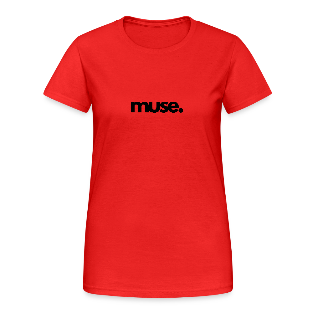 Frauen Heavy T-Shirt 100% Baumwolle - Rot