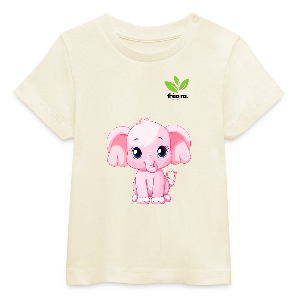 ♻️ Kinder 100% Bio-T-Shirt Baumwolle - Weißgrau