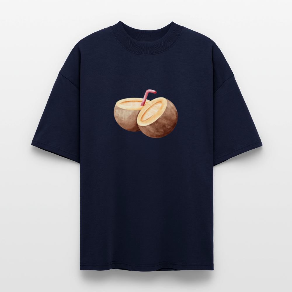 ♻️ 100% Bio Baumwolle Oversized T-Shirt - Navy