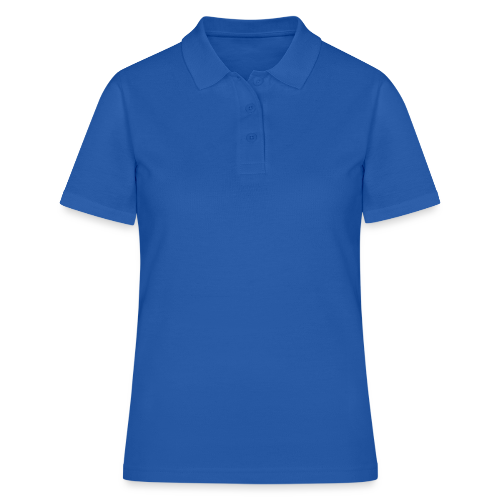Personalisierbares Frauen Poloshirt 100% Baumwolle - Royalblau