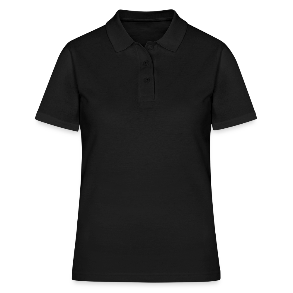 Personalisierbares Frauen Poloshirt 100% Baumwolle - Schwarz