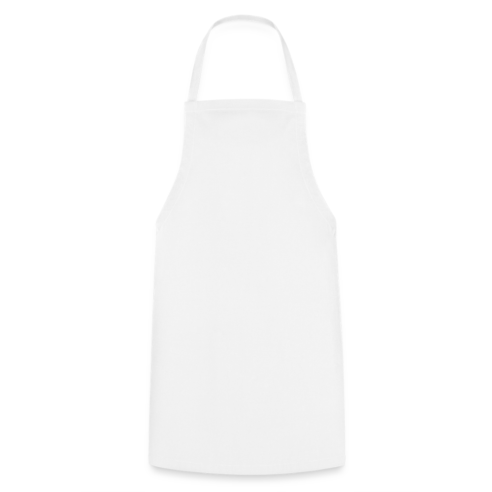 Personalisierbares Kochschürze Unisex 100% Baumwolle - Weiß