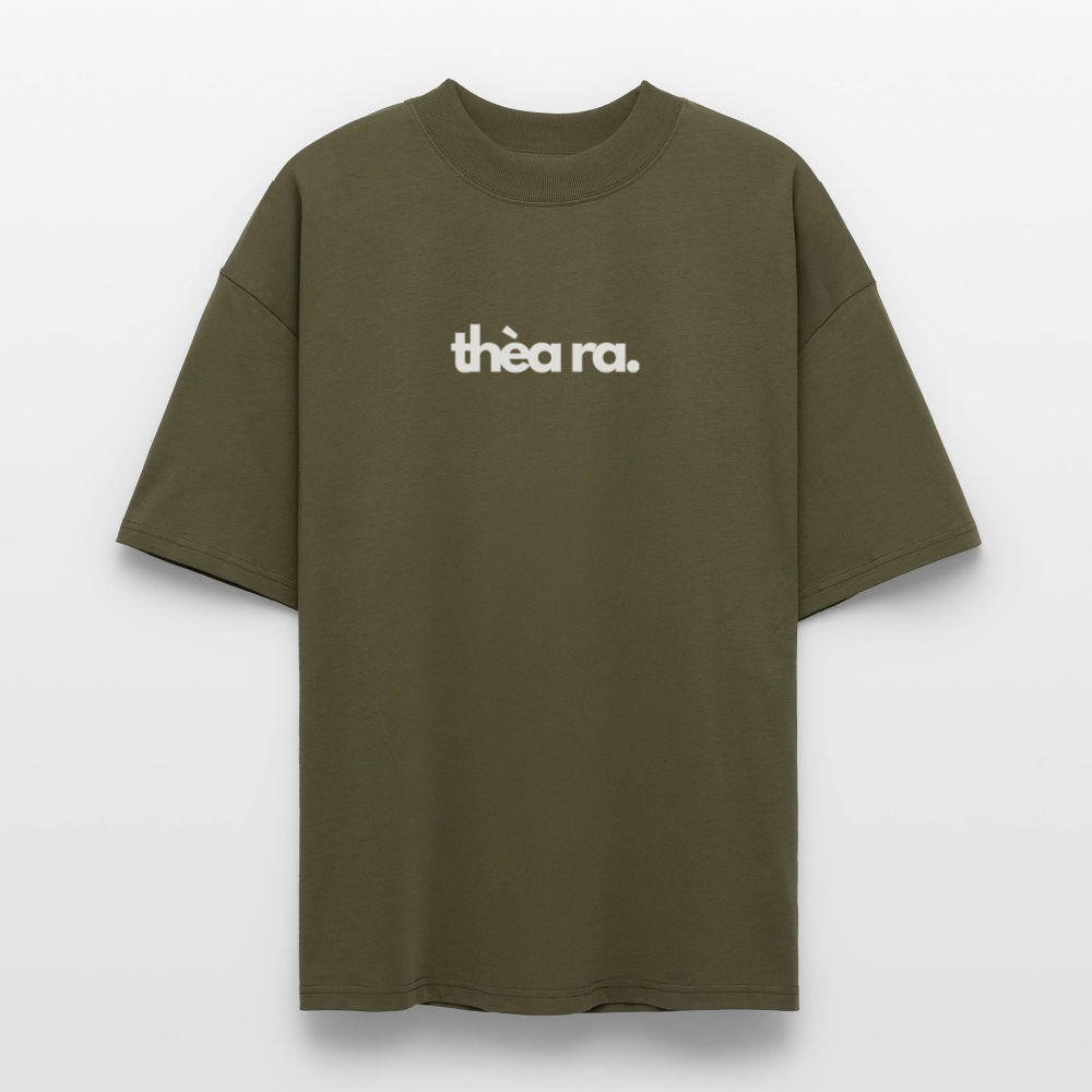 ♻️ 100% Bio Baumwolle Oversized T-Shirt - Khaki