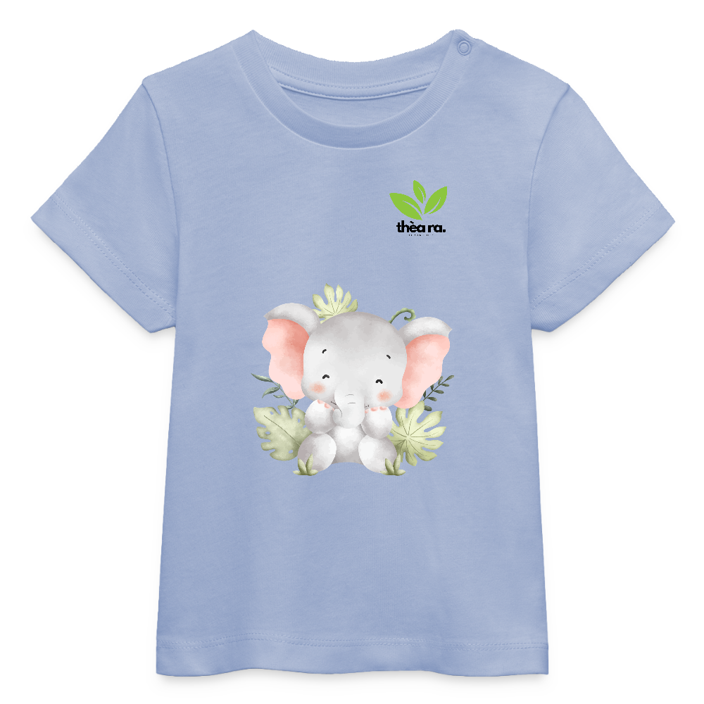♻️ Kinder 100% Bio-T-Shirt Baumwolle - Sky