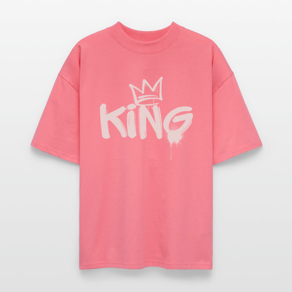 ♻️ 100% Bio Baumwolle Oversized Unisex T-Shirt - Pink