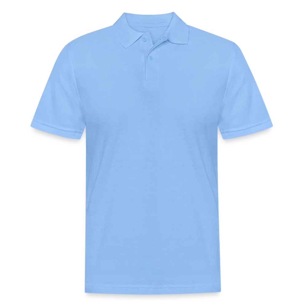 Personalisierbares Herren Poloshirt - Himmelblau