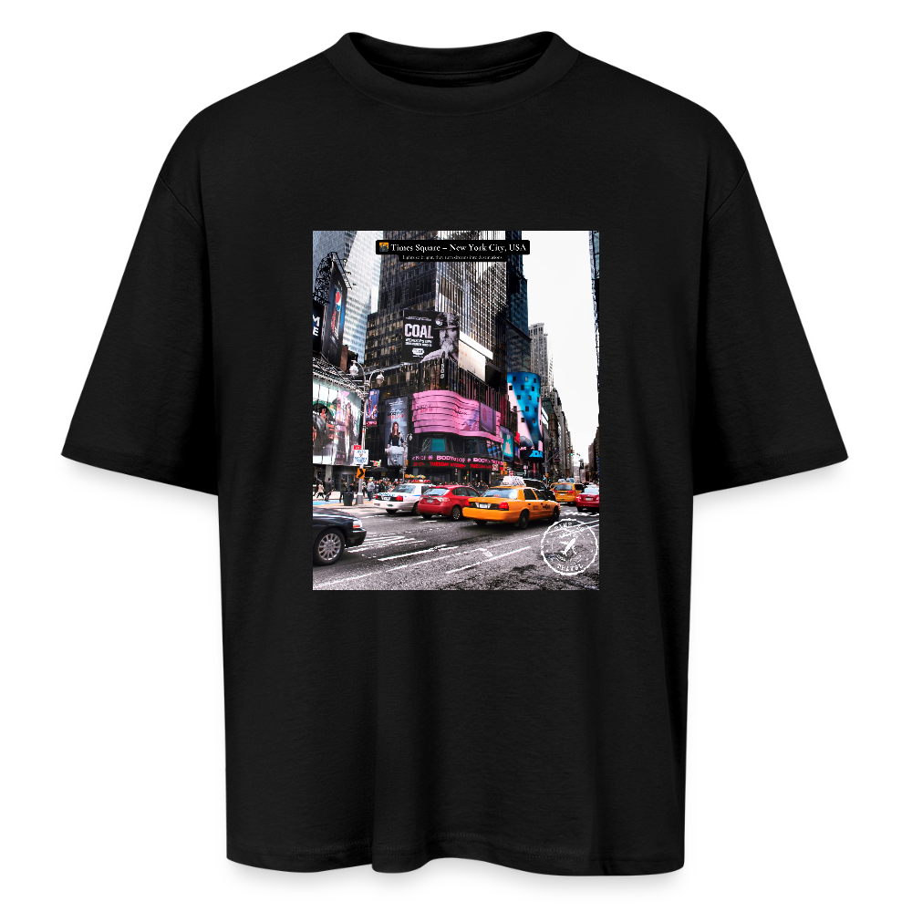 THÈA RA – "New York Moment" Oversized T-Shirt - black
