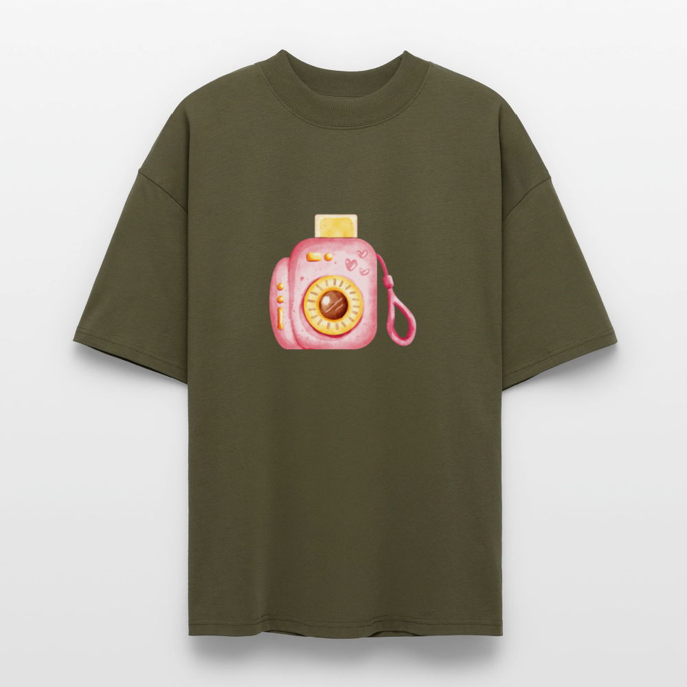 ♻️ 100% Bio Baumwolle Oversized T-Shirt - Khaki