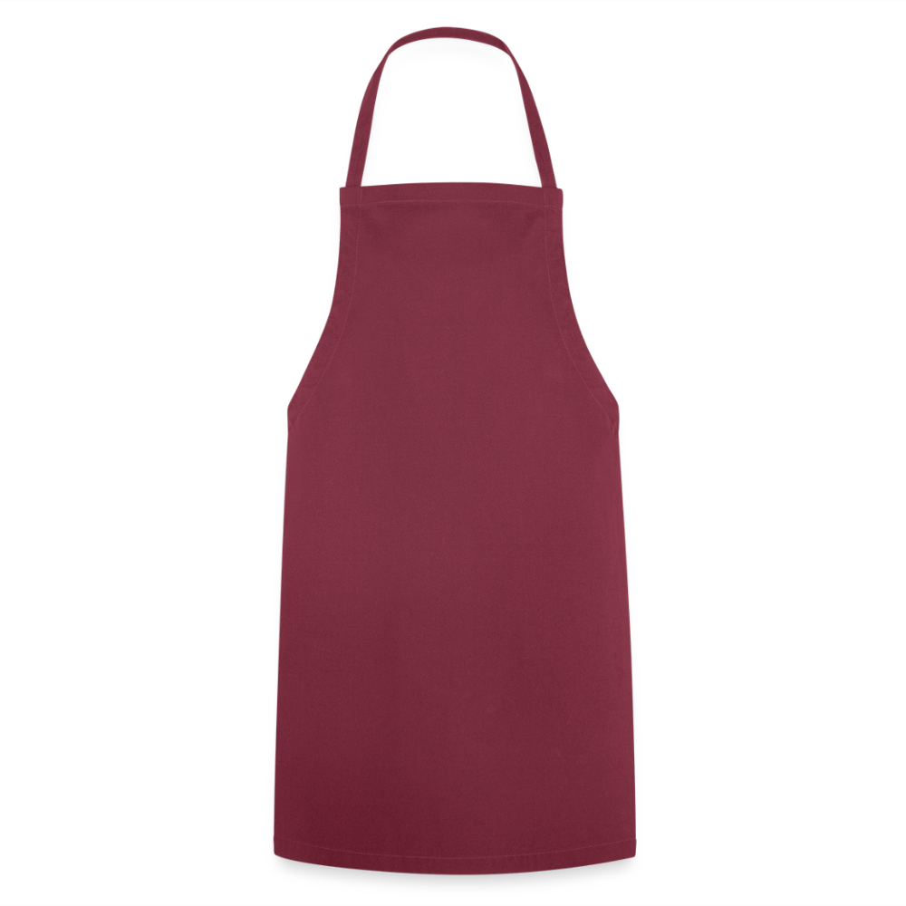 Personalisierbares Kochschürze Unisex 100% Baumwolle - Bordeaux