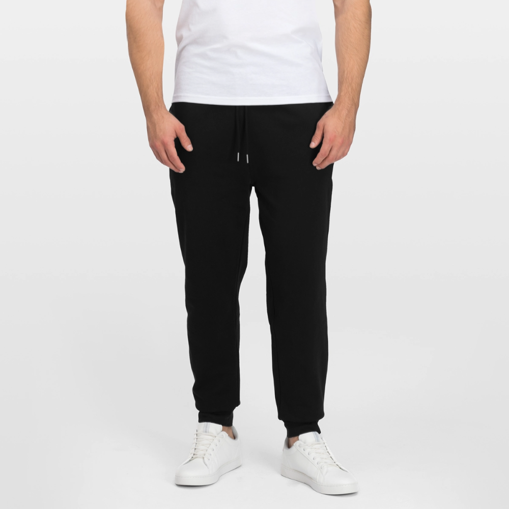 Personalisierbares Unisex 100% Bio Baumwolle Jogginghose - Schwarz