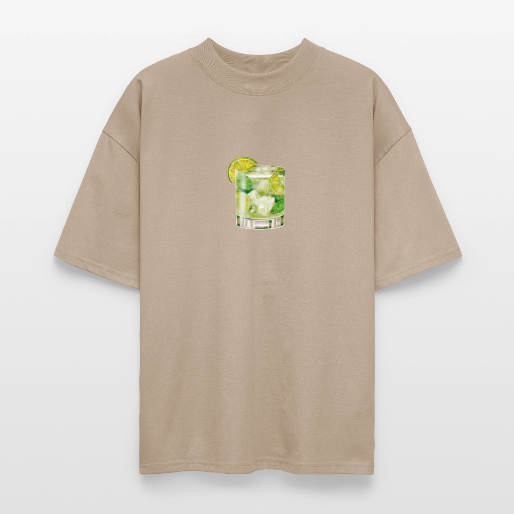 ♻️ 100% Bio Baumwolle Oversized T-Shirt - Steingrau
