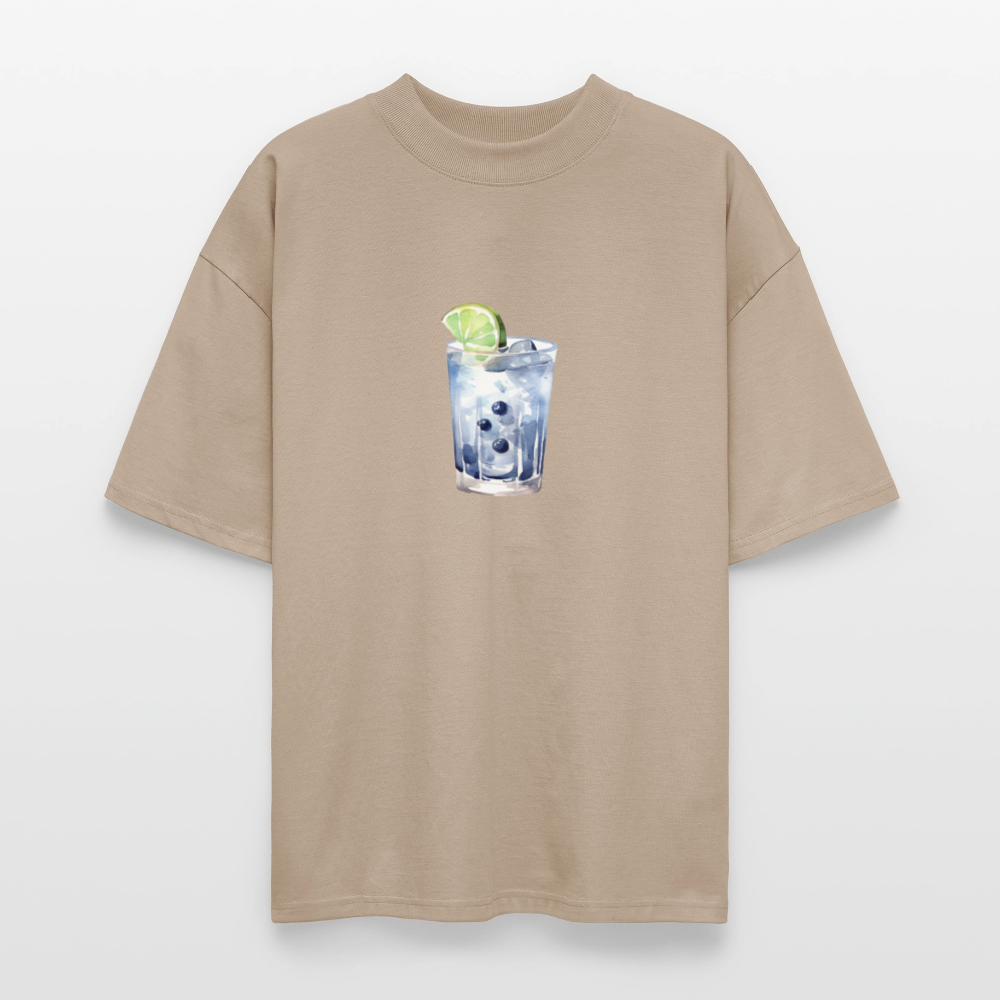 ♻️ 100% Bio Baumwolle Oversized T-Shirt - Steingrau