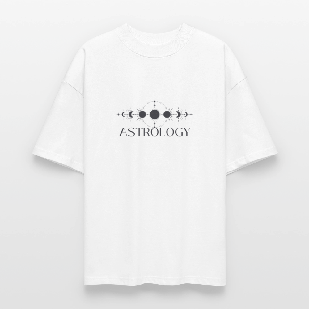 ♻️ 100% Bio Baumwolle Oversized T-Shirt - Weiß