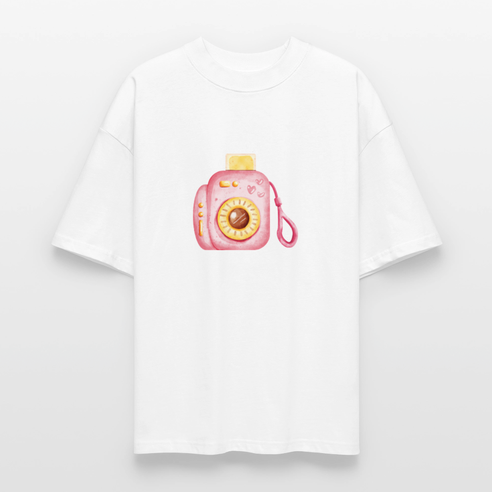 ♻️ 100% Bio Baumwolle Oversized T-Shirt - Weiß