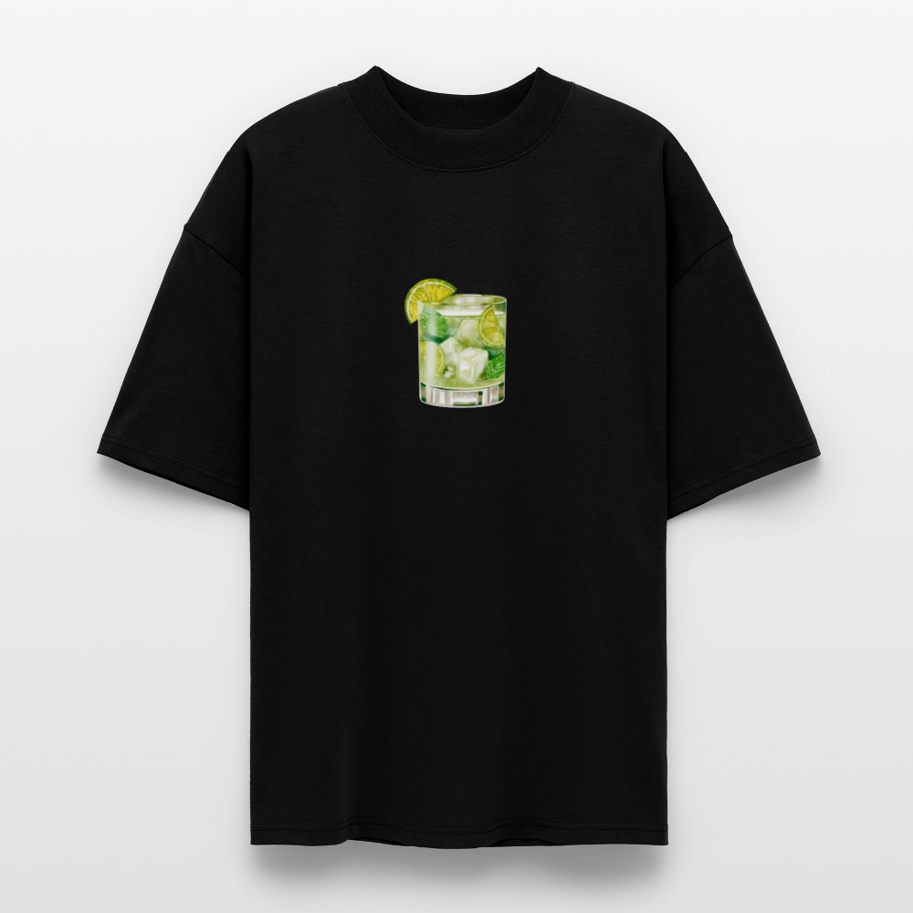 ♻️ 100% Bio Baumwolle Oversized T-Shirt - Schwarz