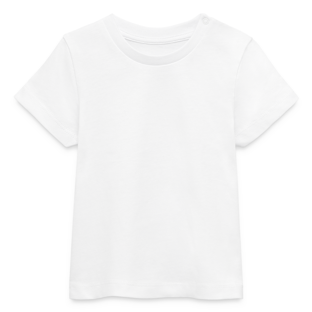 ♻️ Personalisierbares Baby Bio-T-Shirt - Weiß