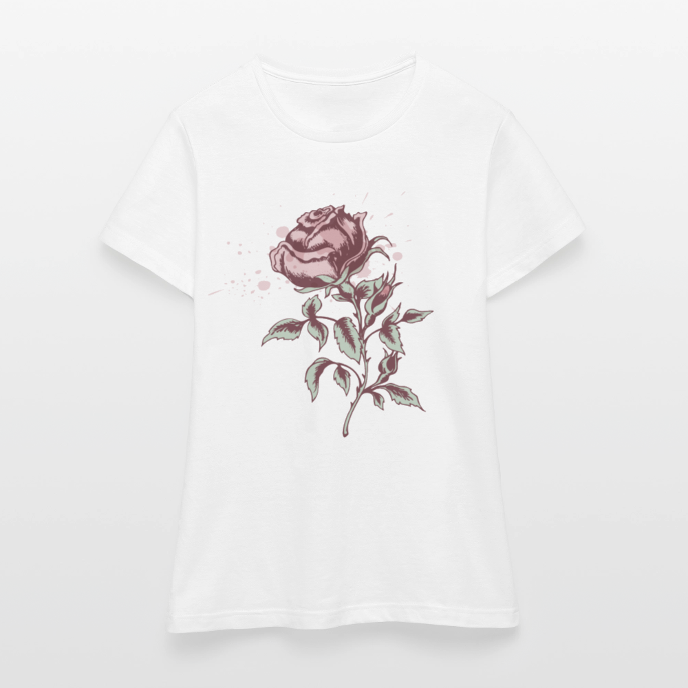 Frauen T-Shirt 100% Baumwolle - Weiß