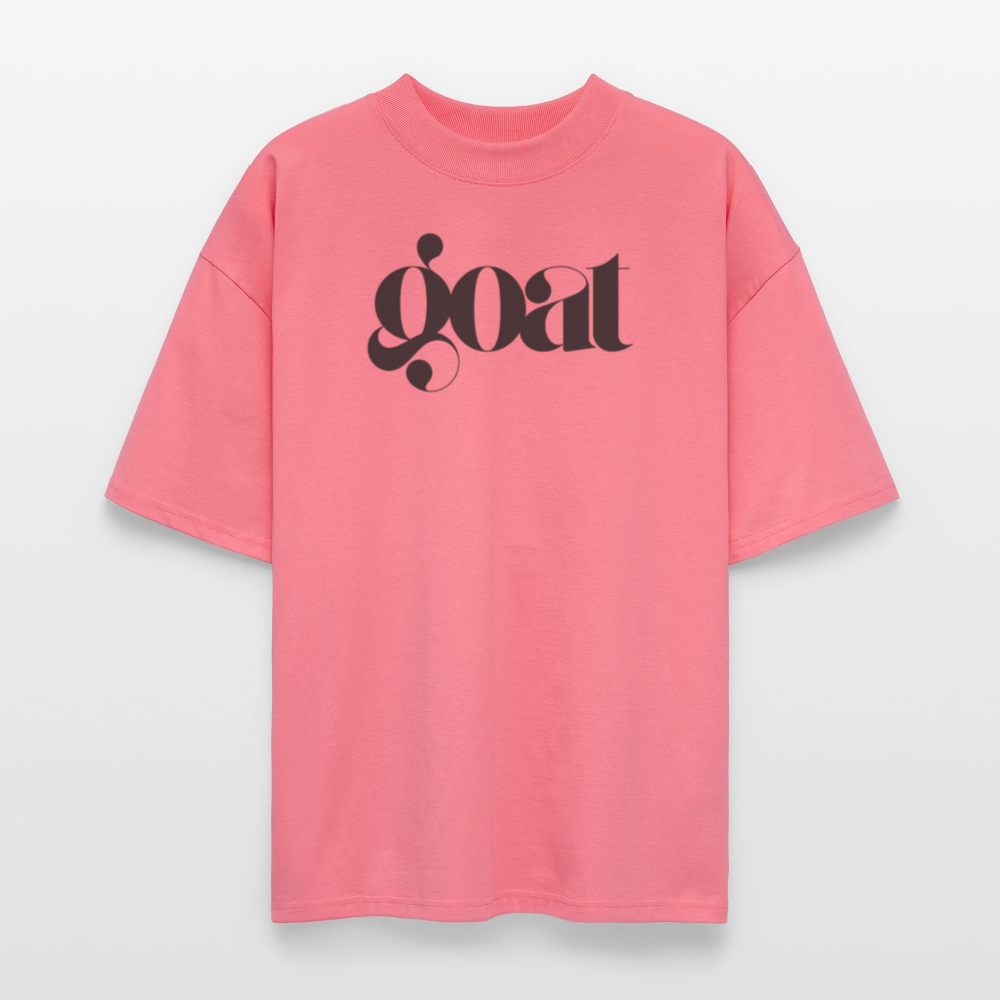 100% Bio Baumwolle Oversized Unisex T-Shirt - Pink
