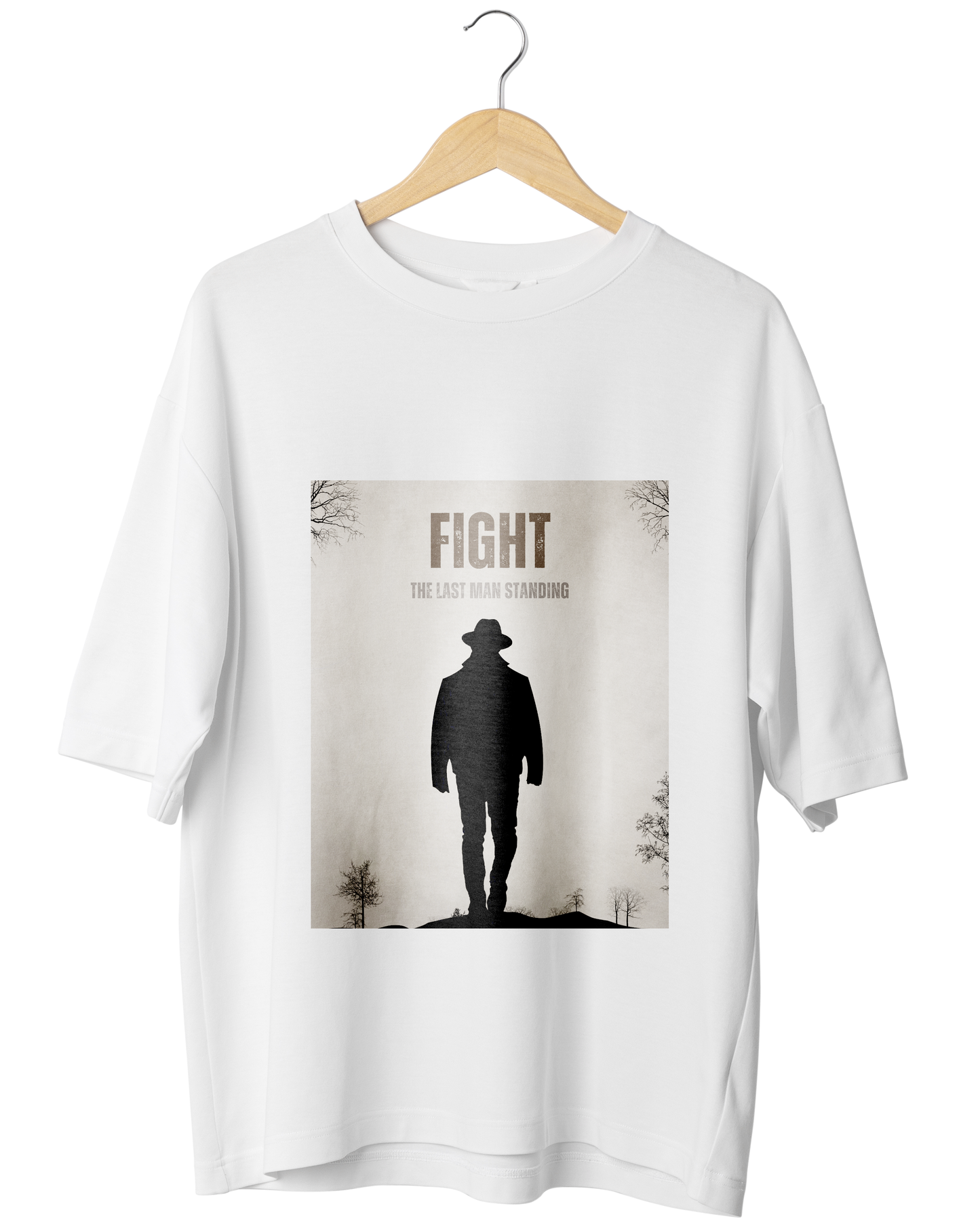 THÈA RA – "The Last Man Standing" Oversize T-Shirt