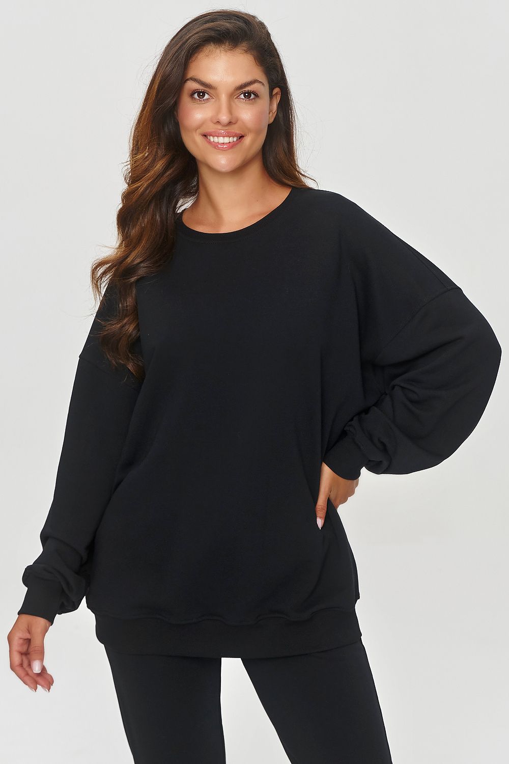 Sweater model 200128 Makadamia