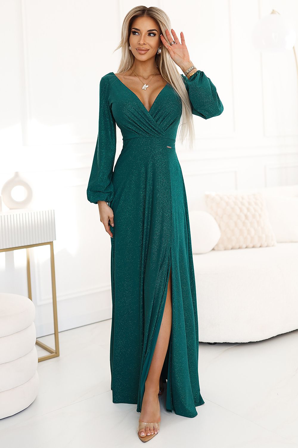 Langes Kleid model 210098 Numoco