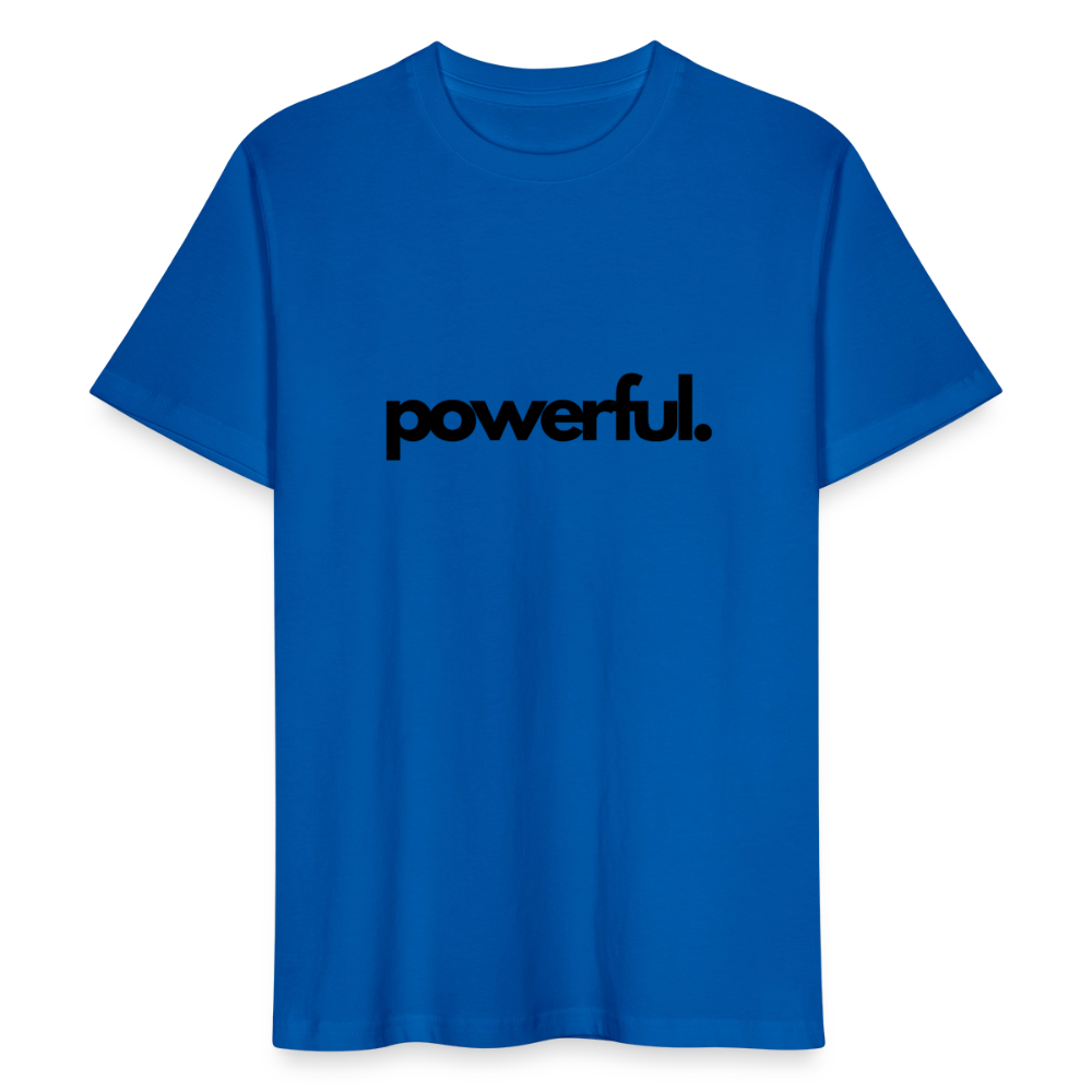 ♻️ 100% Bio Baumwolle T-Shirt - Pfauenblau