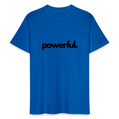 ♻️ 100% Bio Baumwolle T-Shirt - Pfauenblau