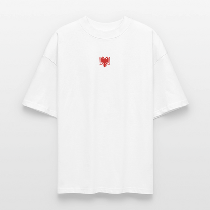 ♻️ 100% Bio Baumwolle Oversized Unisex T-Shirt - Weiß