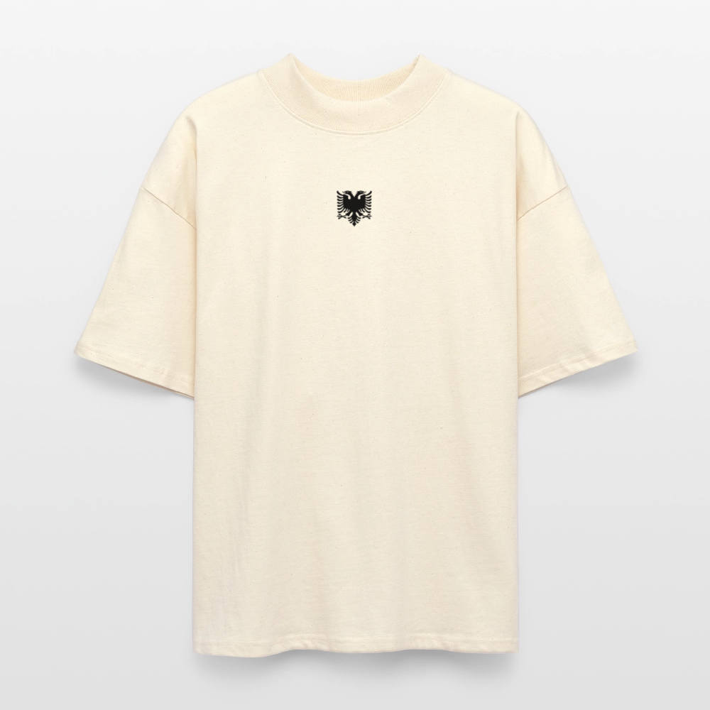 ♻️ 100% Bio Baumwolle Oversized Unisex T-Shirt - Weißgrau