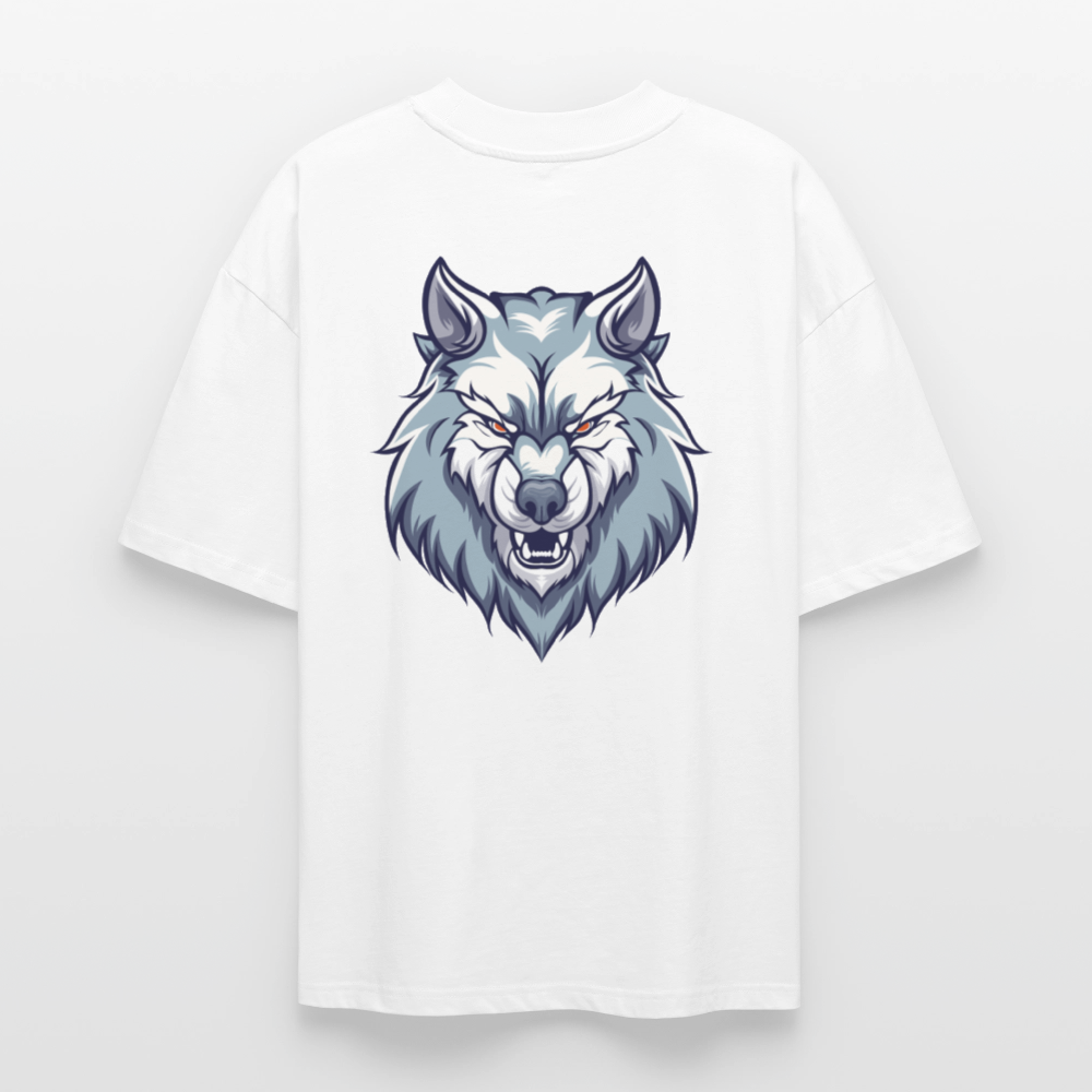 ♻️ 100% Bio Baumwolle Oversized Unisex T-Shirt - Weiß
