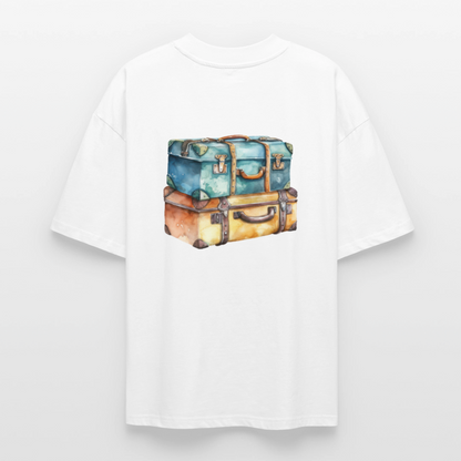 ♻️ 100% Bio Baumwolle Oversized T-Shirt - Weiß