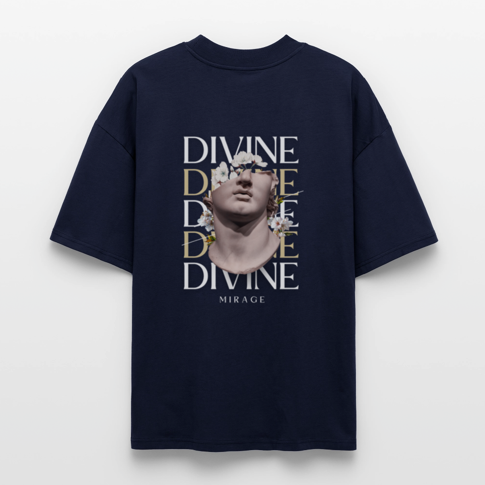 ♻️ 100% Bio Baumwolle Oversized T-Shirt - Navy